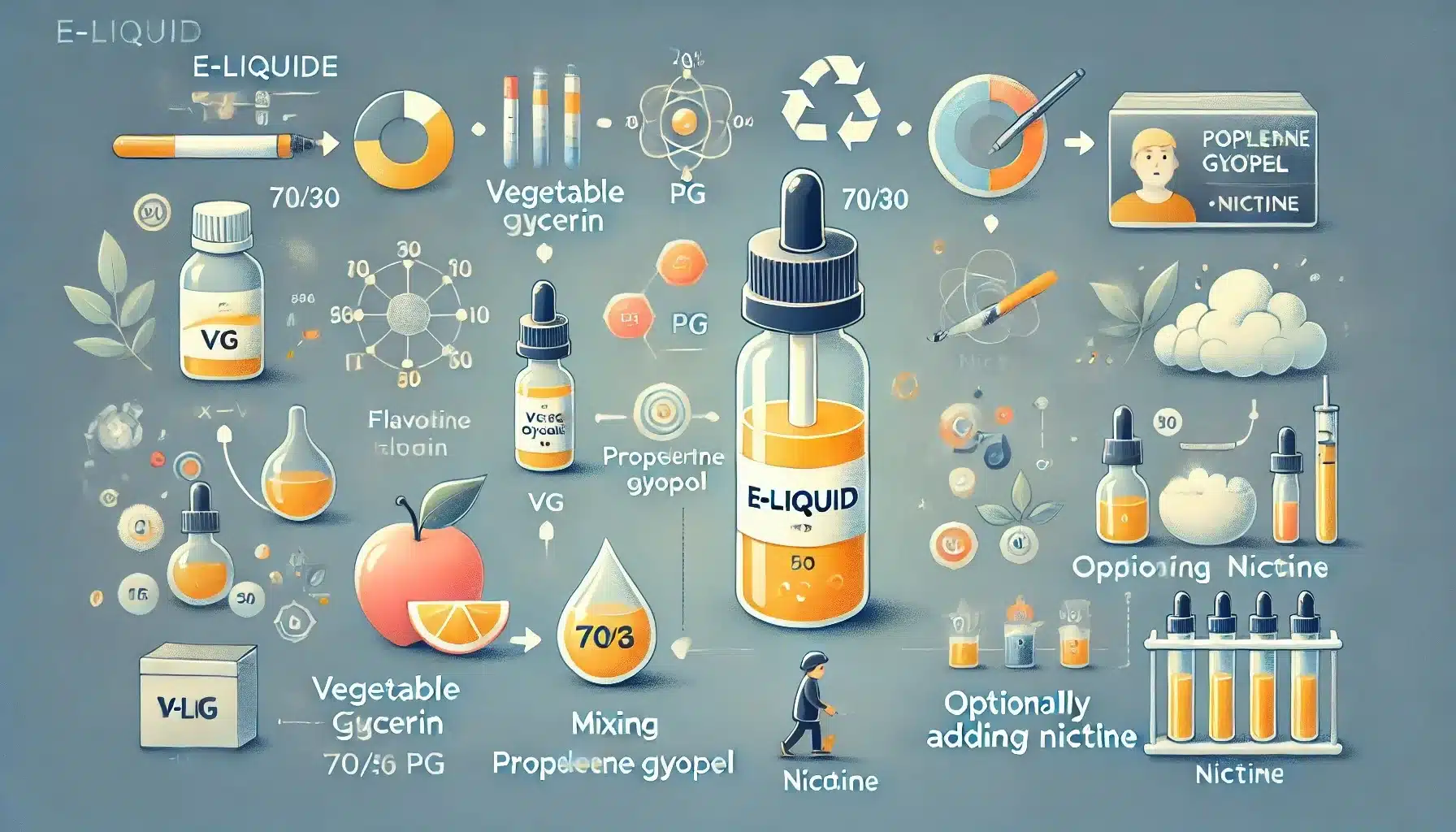 dozowanie słodzika liquid, kropla e-liquid DIY, precyzyjne mieszanie liquidów - Jak zrobić własny liquid do e-papierosa? Przepis, proporcje i ...