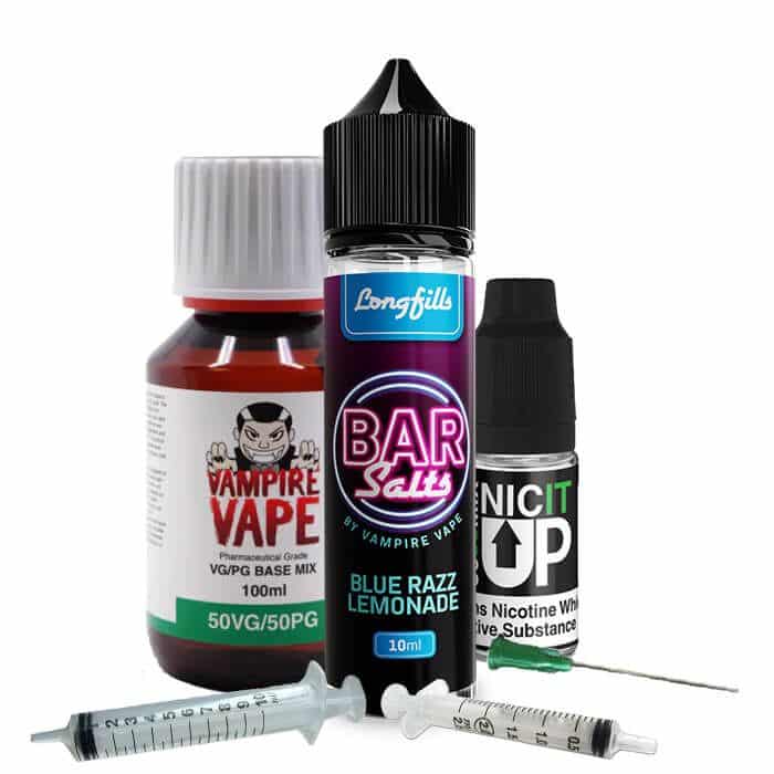 DIY e-liquid zestaw, Longfill składniki, mieszanie e-papierosa w domu, waper alchemik - DIY Vape Mixing Kit | Longfill E-liquids + Base & Tools – Vampire Vape