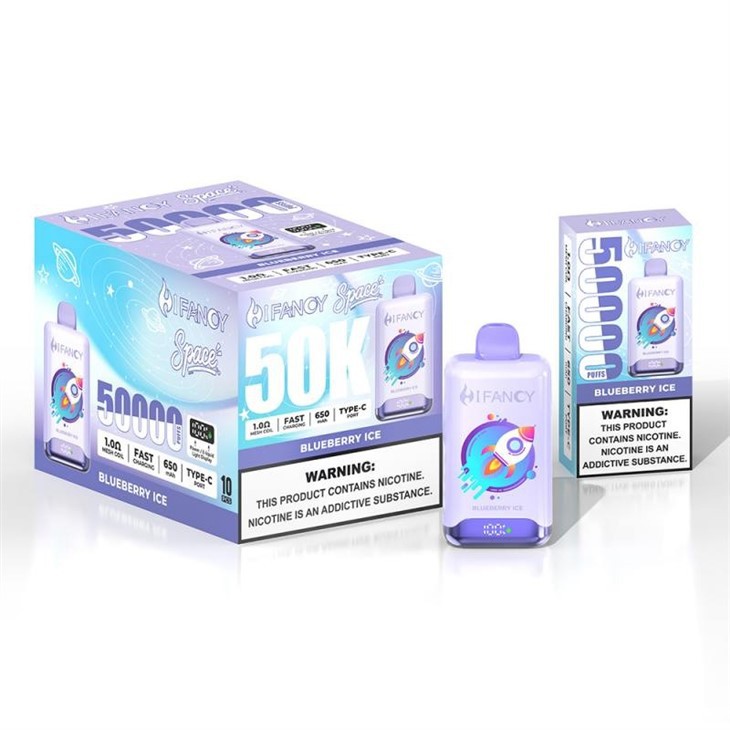 Hifancy Space 50000 Puffs wygląd, futurystyczny vape z ekranem LED, ergonomiczny e-papieros - Chiny dostosowane do Hifancy Space 50k producenci, Factory - cena ...