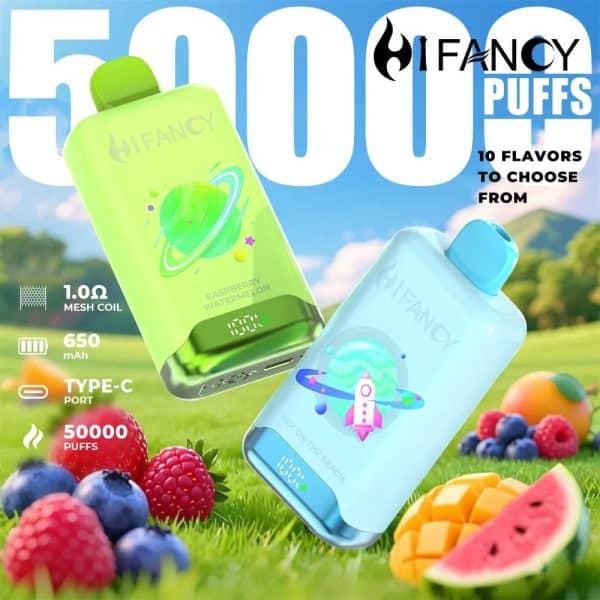 RandM Tornado 50000 Hifancy Space 50000 porównanie e-papierosów jednorazowych rywalizacja gigantów - Hifancy Space 50000 Puffs Jednorazowy Vape - VapeDream