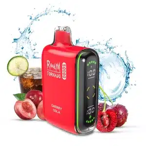 Wizualizacja ekranu e-papierosa z opcjami trybu Eco i Boost, wskazującymi na różne tryby mocy wapowania.