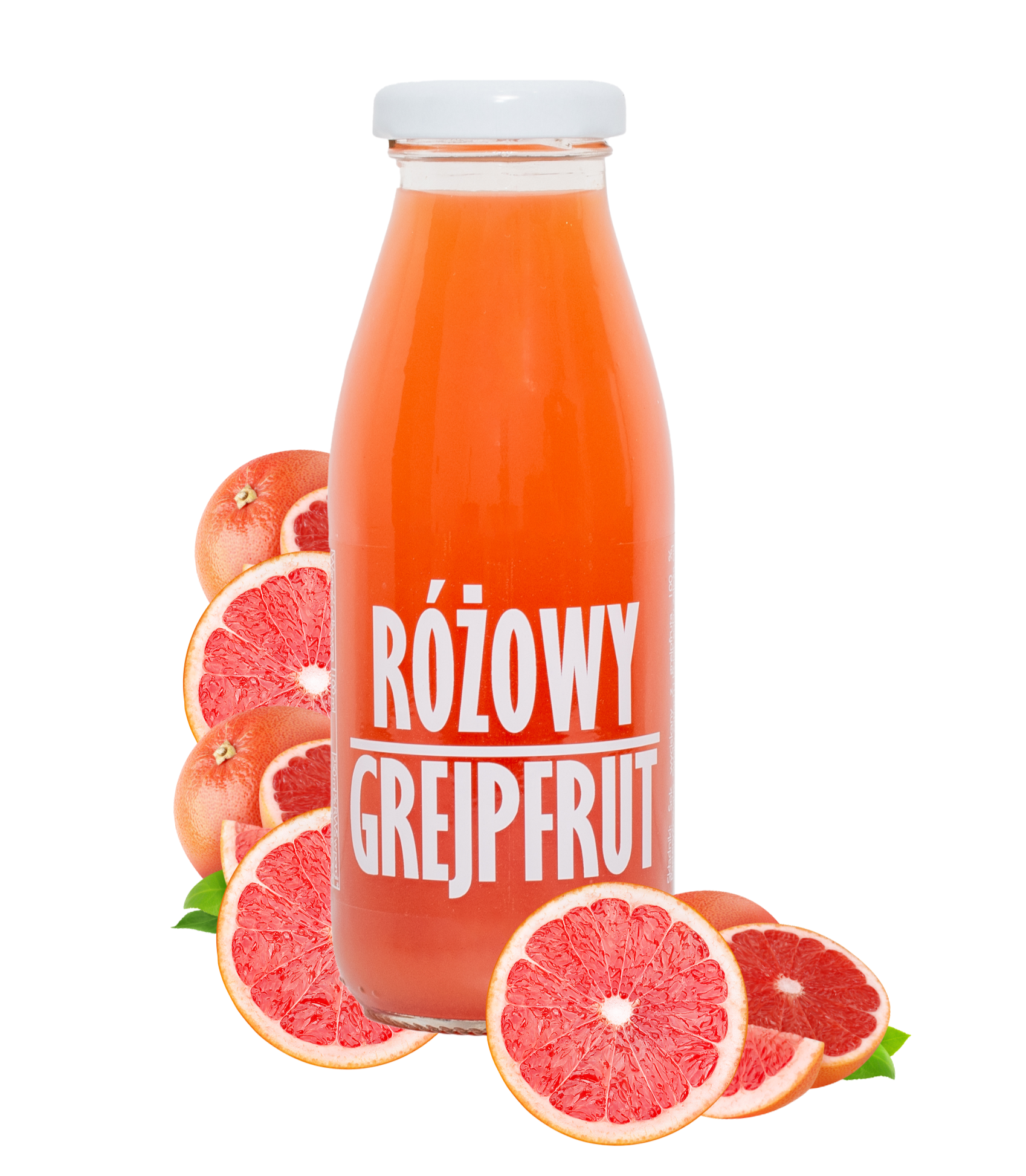 Naparstek do waporyzacji z dymem w kształcie liścia mięty lub kropli wody, obok soczysty przekrojony różowy grejpfrut z kroplami rosy, symbolizujący chłodzenie i świeżość w upalny dzień.