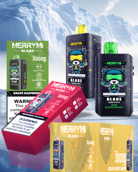 Merrymi Blade 30000 Puffs – E Papieros 30k Dla Wymagających Użytkowników