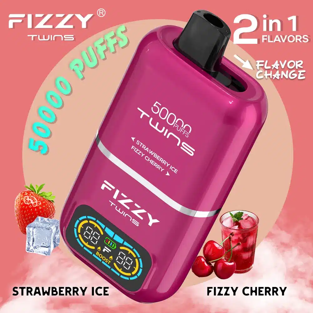 FIZZY Twins Fizzy Cherry z wiśniami i napojowym motywem
