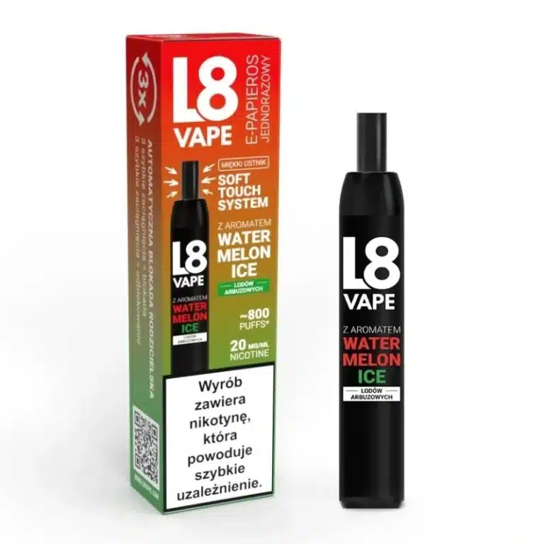 L8 Vape 800puff 20mg Watermelon Ice